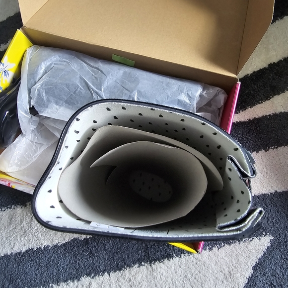 Jeules Black Rainboots size 7 - Picture 4 of 11